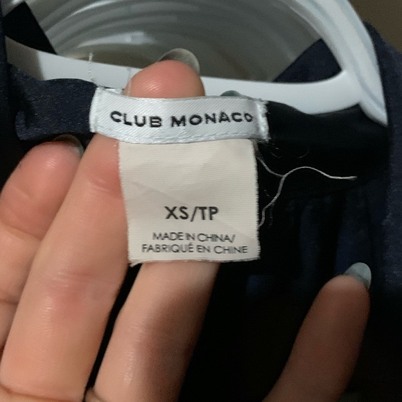 Club Monaco navy blouse - Picture 5 of 5